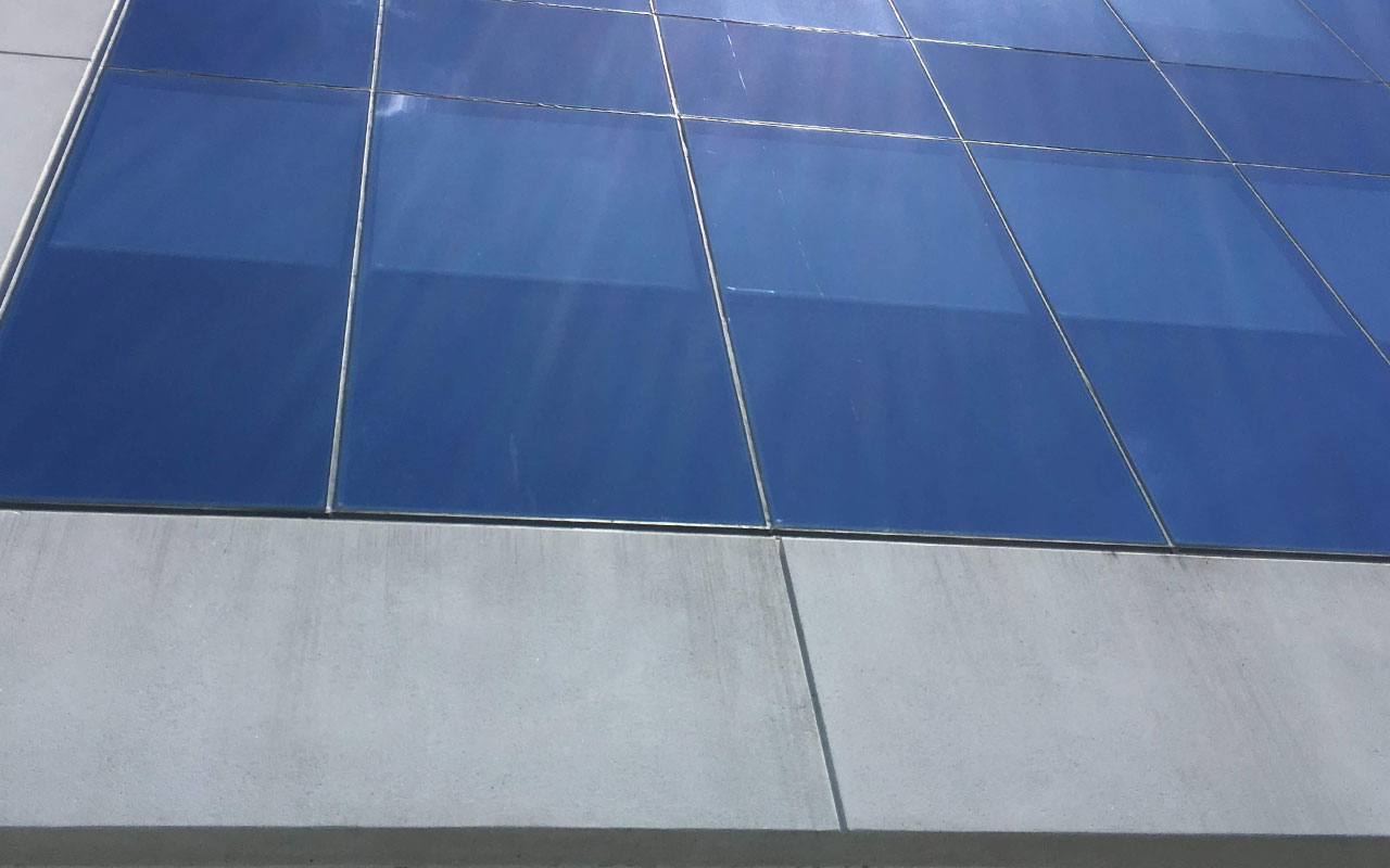 Example of a commercial building that needs limestone cleaning services