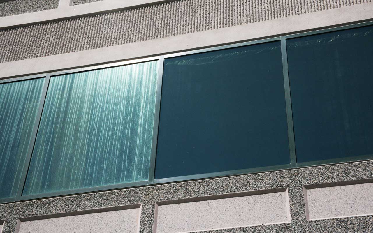 commercial window cleaning problems and restoration before and after
